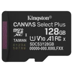 Tarjeta de Memoria microSDXC Kingston Canvas Select Plus 128GB, UHS-I, U1, V10, A1, Clase 10, Adaptador