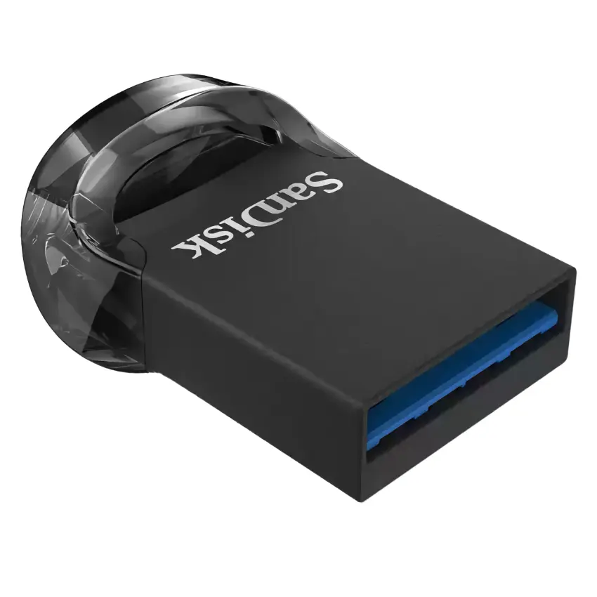 Pendrive SanDisk Ultra Fit, USB 3.2 Gen 1, Negro Pendrive SanDisk Ultra Fit, USB 3.2 Gen 1, Negro