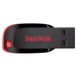 Pendrive SanDisk Cruzer Blade, USB 2.0, Negro/Rojo