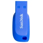 Pendrive SanDisk Cruzer Blade, USB 2.0, Electric Blue, Azul