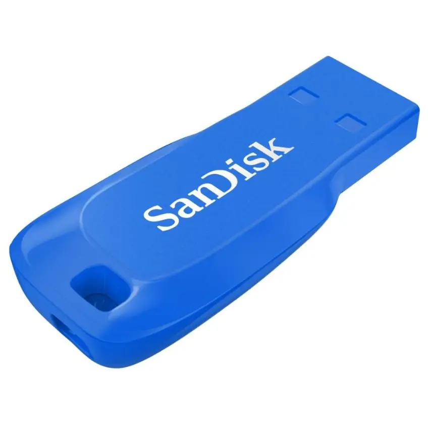 Pendrive SanDisk Cruzer Blade, USB 2.0, Electric Blue, Azul