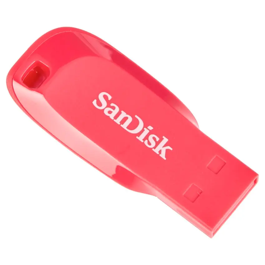 Pendrive SanDisk Cruzer Blade, USB 2.0, Electric Pink, Rosa Pendrive SanDisk Cruzer Blade, USB 2.0, Electric Pink, Rosa