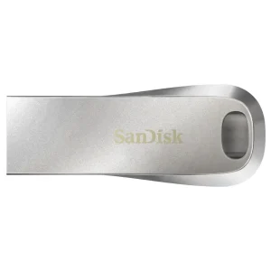 Pendrive SanDisk Ultra Luxe, USB 3.2 Gen 1, Plateado