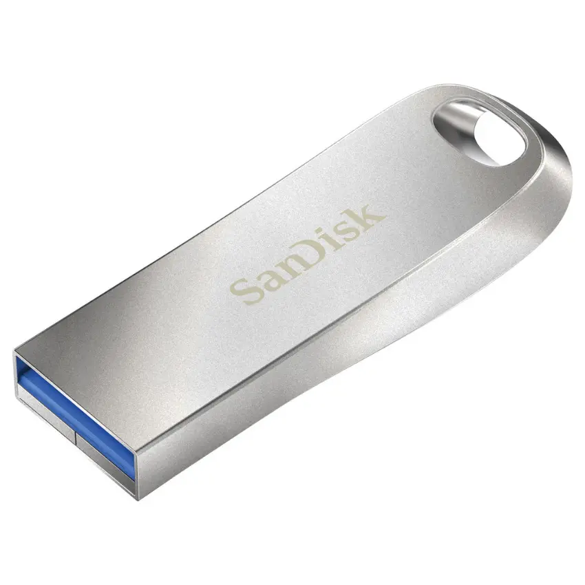 Pendrive SanDisk Ultra Luxe, USB 3.2 Gen 1, Plateado Pendrive SanDisk Ultra Luxe, USB 3.2 Gen 1, Plateado