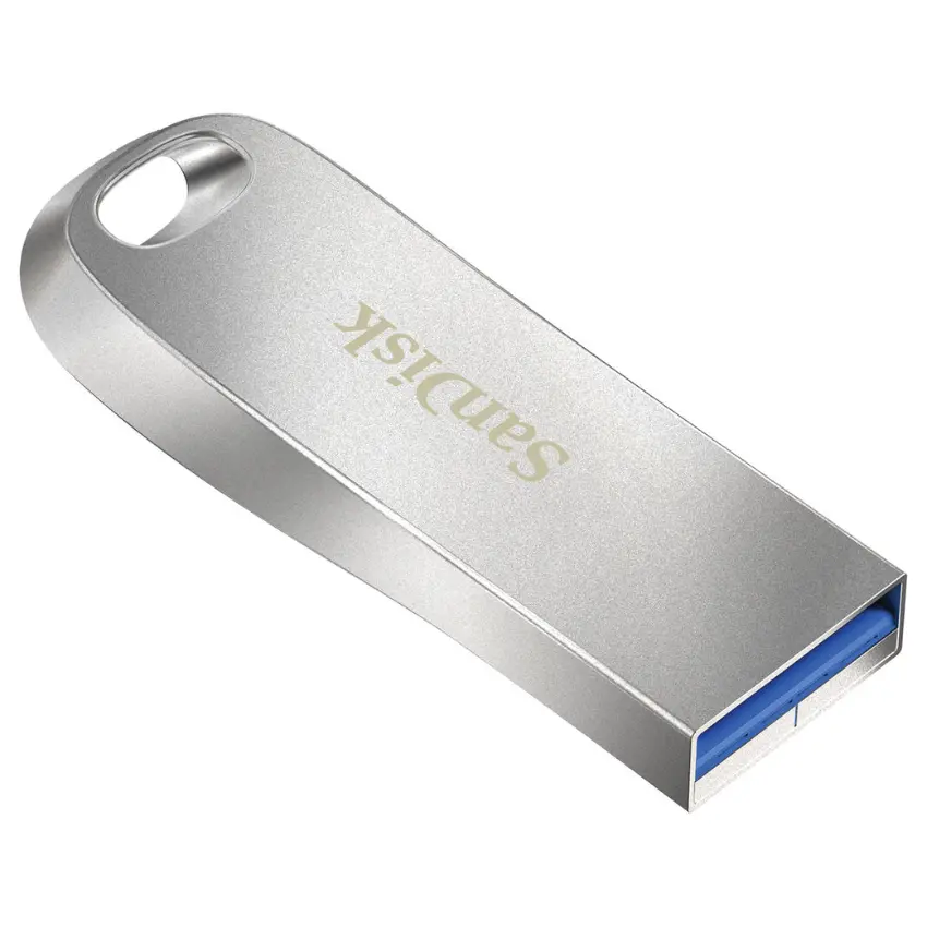Pendrive SanDisk Ultra Luxe, USB 3.2 Gen 1, Plateado Pendrive SanDisk Ultra Luxe, USB 3.2 Gen 1, Plateado