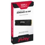Disco SSD Kingston FURY Renegade G5 NVMe 1TB, 3D NAND TLC, PCIe Gen 5x4, M.2 2280