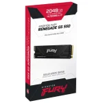 Disco SSD Kingston FURY Renegade G5 NVMe 2TB, 3D NAND TLC, PCIe Gen 5x4, M.2 2280