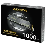 Disco SSD ADATA LEGEND 860 1TB, 3D NAND, PCIe Gen4 x4, M.2 2280, Disipador