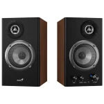 Parlantes Genius SP-HF1200B, 36 W RMS, Mini Plug 3.5 mm, Marrón