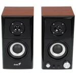 Parlantes Genius SP-HF500A II, 16 W RMS, Mini Plug 3.5 mm, Marrón