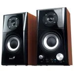 Parlantes Genius SP-HF500A II, 16 W RMS, Mini Plug 3.5 mm, Marrón