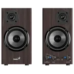 Parlantes Genius SP-HF520BT, 20 W RMS, Bluetooth, Mini Plug 3.5 mm, Marrón Oscuro