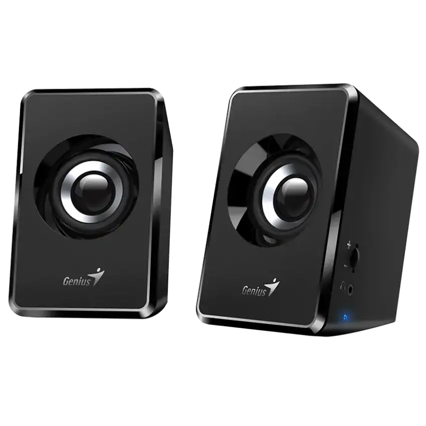 Parlantes Genius SP-U125, 3 W RMS, Mini Plug 3.5 mm, Negro Parlantes Genius SP-U125, 3 W RMS, Mini Plug 3.5 mm, Negro