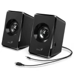 Parlantes Genius SP-U125, 3 W RMS, Mini Plug 3.5 mm, Negro