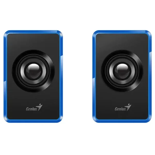 Parlantes Genius SP-U125, 3 W RMS, Mini Plug 3.5 mm, Azul