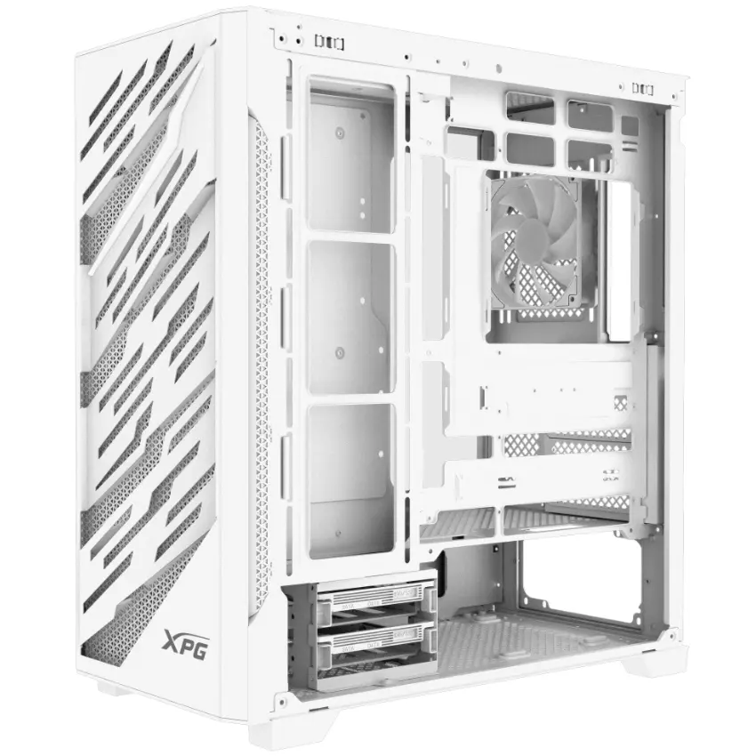 Gabinete ADATA XPG STARKER AIR BTF, E-ATX, Sin Fuente, Vidrio Templado, 4 Fan 12 cm ARGB, Blanco
