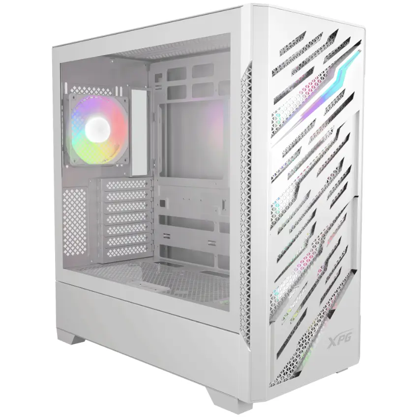 Gabinete ADATA XPG STARKER AIR BTF, E-ATX, Sin Fuente, Vidrio Templado, 4 Fan 12 cm ARGB, Blanco