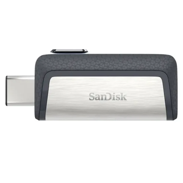 Pendrive SanDisk Ultra Dual Drive, USB tipo C, Gris/Plateado