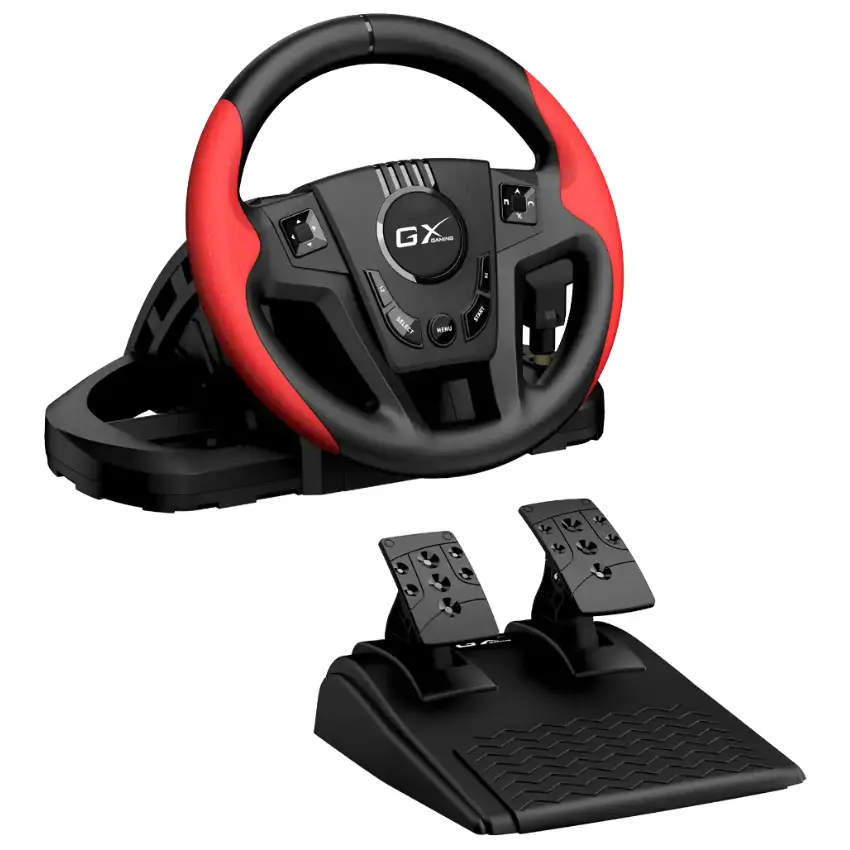 Volante Genius SpeedMaster, Con Pedalera y Palanca de Cambios, PS3, PS4, PC Volante Genius SpeedMaster, Con Pedalera y Palanca de Cambios, PS3, PS4, PC