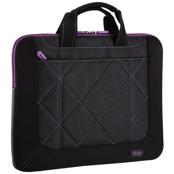 Maletín Targus Pulse, Admite Notebook de 16", Negro/Violeta