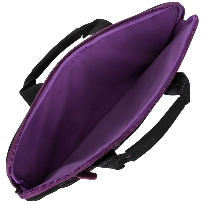 Maletín Targus Pulse, Admite Notebook de 16", Negro/Violeta
