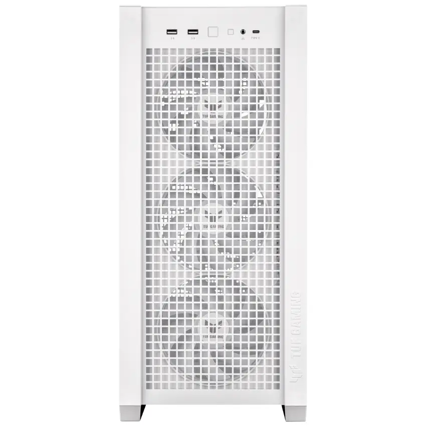 Gabinete ASUS TUF Gaming GT302 ARGB, E-ATX, Sin Fuente, Vidrio Templado, 4 Fan 14 cm ARGB, Blanco Gabinete ASUS TUF Gaming GT302 ARGB, E-ATX, Sin Fuente, Vidrio Templado, 4 Fan 14 cm ARGB, Blanco