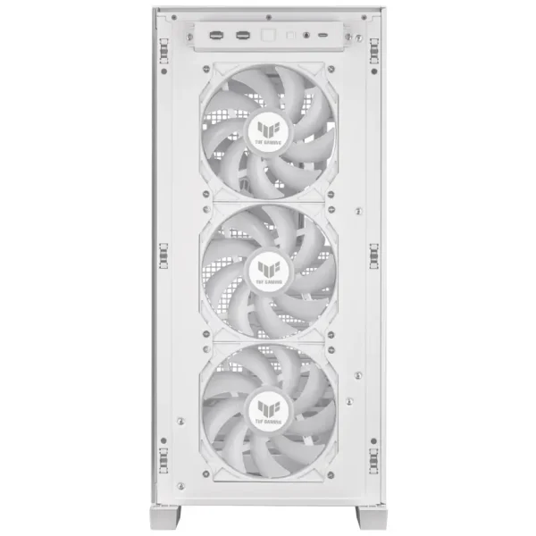 Gabinete ASUS TUF Gaming GT302 ARGB, E-ATX, Sin Fuente, Vidrio Templado, 4 Fan 14 cm ARGB, Blanco