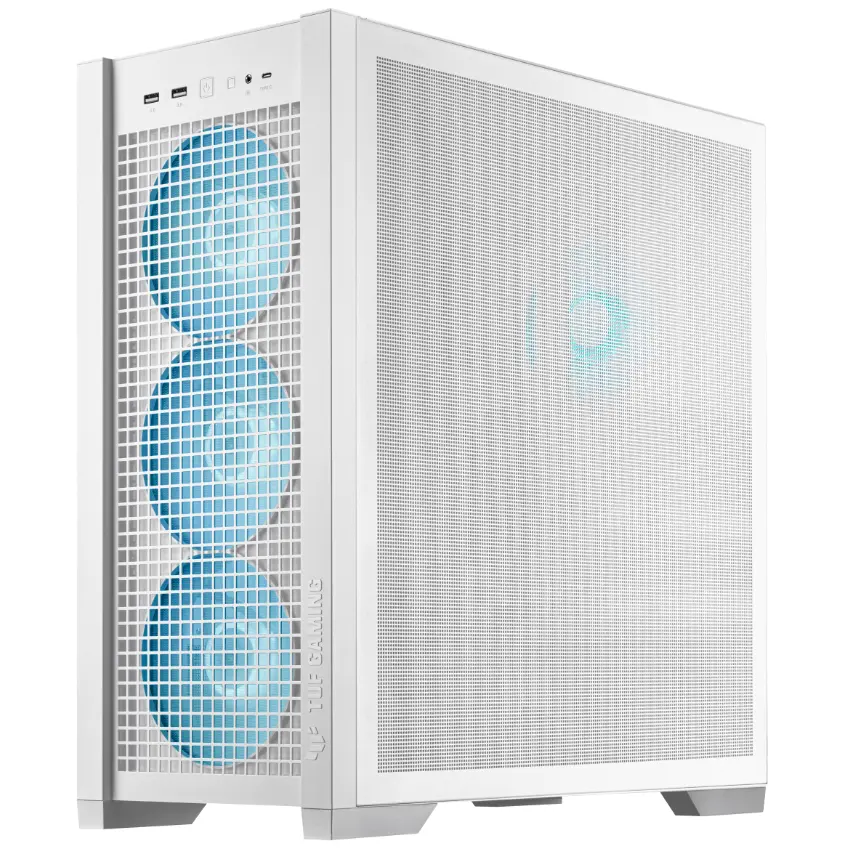 Gabinete ASUS TUF Gaming GT302 ARGB, E-ATX, Sin Fuente, Vidrio Templado, 4 Fan 14 cm ARGB, Blanco Gabinete ASUS TUF Gaming GT302 ARGB, E-ATX, Sin Fuente, Vidrio Templado, 4 Fan 14 cm ARGB, Blanco