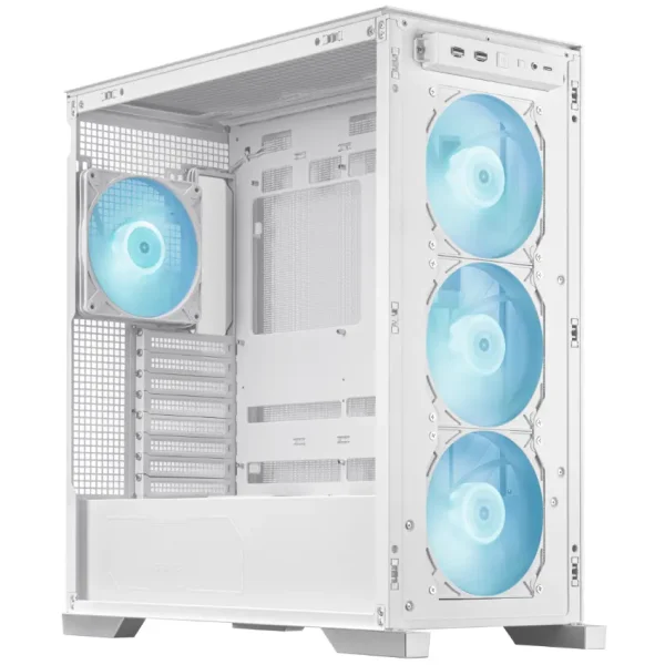 Gabinete ASUS TUF Gaming GT302 ARGB, E-ATX, Sin Fuente, Vidrio Templado, 4 Fan 14 cm ARGB, Blanco