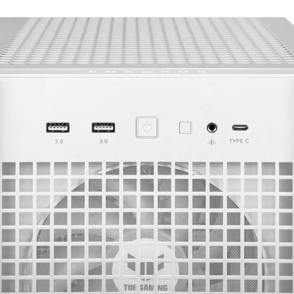 Gabinete ASUS TUF Gaming GT302 ARGB, E-ATX, Sin Fuente, Vidrio Templado, 4 Fan 14 cm ARGB, Blanco