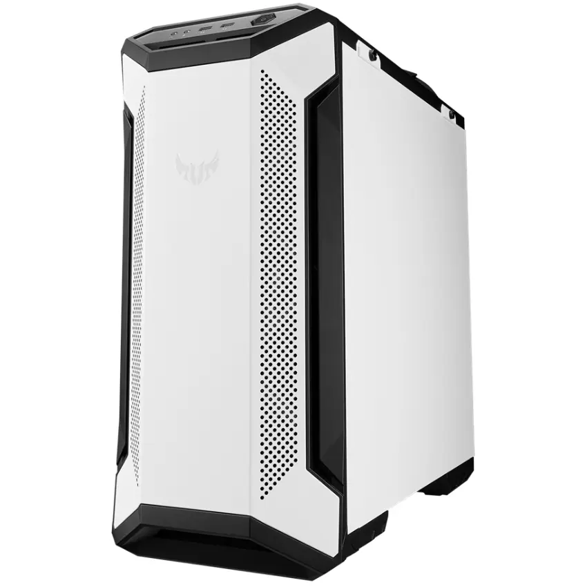 Gabinete ASUS TUF Gaming GT501 White Edition, E-ATX, Sin Fuente, Vidrio Templado, 1 Fan 14 cm / 3 Fan 12 cm RGB