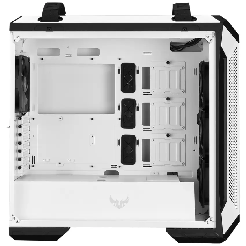Gabinete ASUS TUF Gaming GT501 White Edition, E-ATX, Sin Fuente, Vidrio Templado, 1 Fan 14 cm / 3 Fan 12 cm RGB