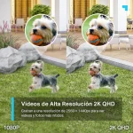 Kit de Cámaras de Seguridad Wi-Fi TP-Link Tapo C420S2, 2K QHD, 4 MP, Visión nocturna color, Alimentada por batería, Exterior