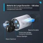 Kit de Cámaras de Seguridad Wi-Fi TP-Link Tapo C420S2, 2K QHD, 4 MP, Visión nocturna color, Alimentada por batería, Exterior