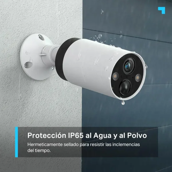 Kit de Cámaras de Seguridad Wi-Fi TP-Link Tapo C420S2, 2K QHD, 4 MP, Visión nocturna color, Alimentada por batería, Exterior