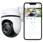 Cámara de Seguridad Wi-Fi TP-Link Tapo C520WS, 2K, 4 MP, Pan / Tilt, Visión nocturna, Exterior