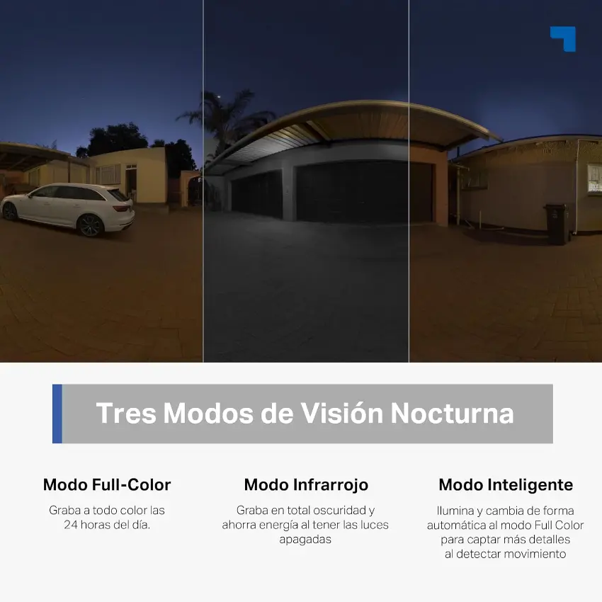 Cámara de Seguridad Wi-Fi TP-Link Tapo C520WS, 2K, 4 MP, Pan / Tilt, Visión nocturna, Exterior