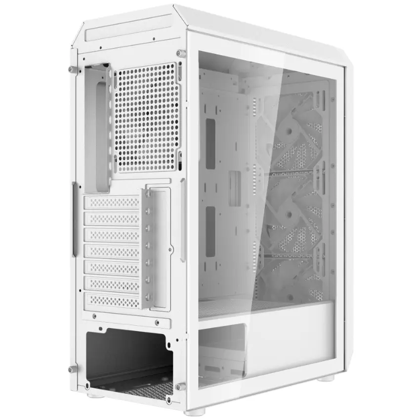 Gabinete ADATA XPG VALOR AIR PLUS, ATX, Sin Fuente, Vidrio Templado, 4 Fan 12 cm ARGB, Blanco Gabinete ADATA XPG VALOR AIR PLUS, ATX, Sin Fuente, Vidrio Templado, 4 Fan 12 cm ARGB, Blanco