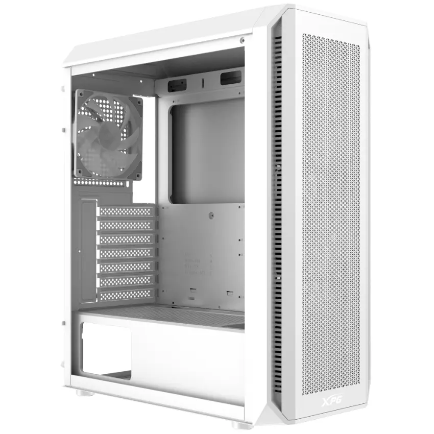 Gabinete ADATA XPG VALOR AIR PLUS, ATX, Sin Fuente, Vidrio Templado, 4 Fan 12 cm ARGB, Blanco Gabinete ADATA XPG VALOR AIR PLUS, ATX, Sin Fuente, Vidrio Templado, 4 Fan 12 cm ARGB, Blanco