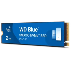 Disco SSD Western Digital Blue SN5000 NVMe 2TB, 3D NAND TLC, PCIe Gen4x4, M.2 2280