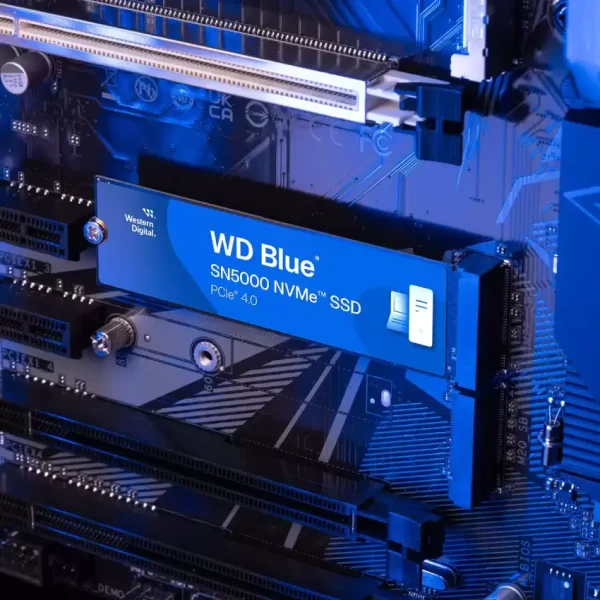 Disco SSD Western Digital Blue SN5000 NVMe 2TB, 3D NAND TLC, PCIe Gen4x4, M.2 2280