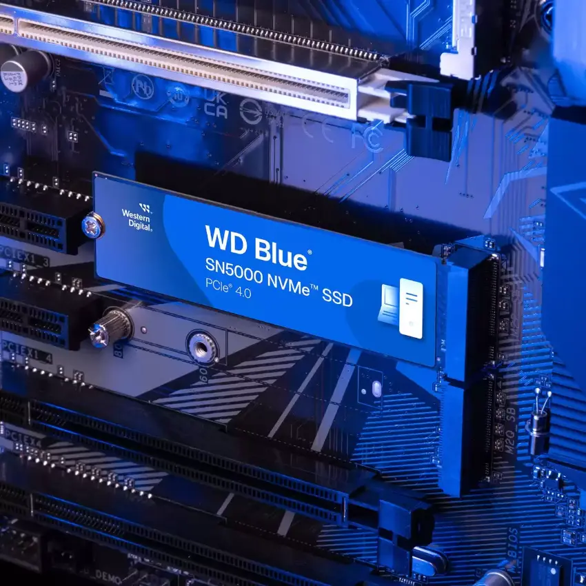 Disco SSD Western Digital Blue SN5000 NVMe 2TB, 3D NAND TLC, PCIe Gen4x4, M.2 2280 Disco SSD Western Digital Blue SN5000 NVMe 2TB, 3D NAND TLC, PCIe Gen4x4, M.2 2280