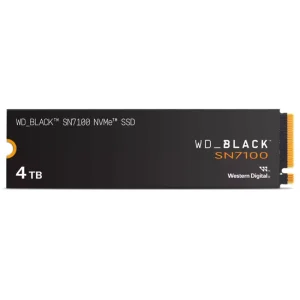 Disco SSD Western Digital WD_BLACK SN7100 NVMe 4TB, TLC, 3D NAND, PCIe Gen 4x4, M.2 2280