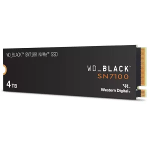 Disco SSD Western Digital WD_BLACK SN7100 NVMe 4TB, TLC, 3D NAND, PCIe Gen 4x4, M.2 2280