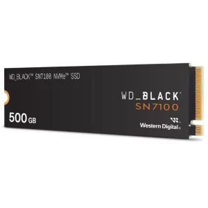 Disco SSD Western Digital WD_BLACK SN7100 NVMe 500GB, TLC, 3D NAND, PCIe Gen 4x4, M.2 2280