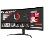 Monitor LG UltraWide 34WR50QK-B, 34", 100Hz, Curvo, VA, 3440x1440, 5ms, DisplayPort, HDMI, FreeSync Premium