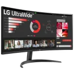 Monitor LG UltraWide 34WR50QK-B, 34", 100Hz, Curvo, VA, 3440x1440, 5ms, DisplayPort, HDMI, FreeSync Premium
