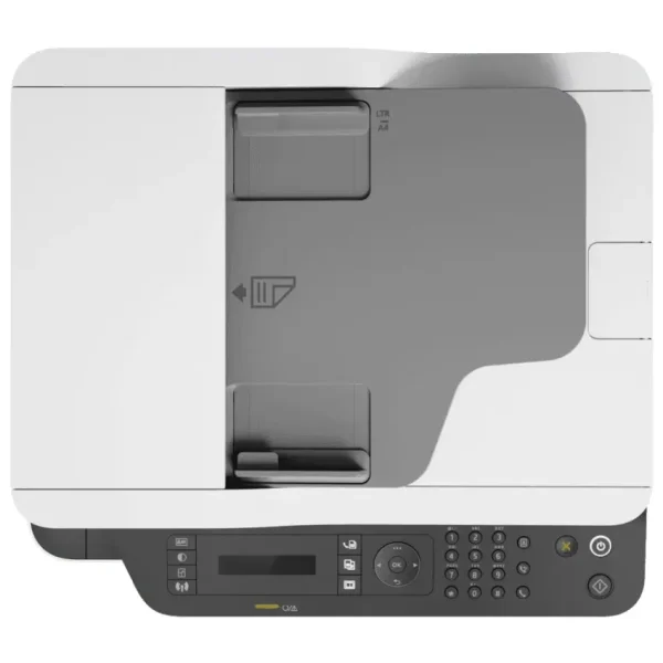 Impresora Multifunción HP Laser MFP 137fnw, RJ-45, Wi-Fi, Fax, Blanco/Gris