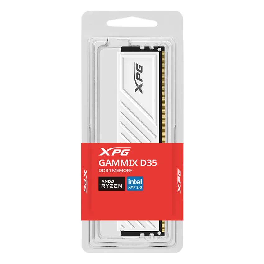 Memoria ADATA XPG GAMMIX D35, DDR4, U-DIMM, XMP, Blanco Memoria ADATA XPG GAMMIX D35, DDR4, U-DIMM, XMP, Blanco