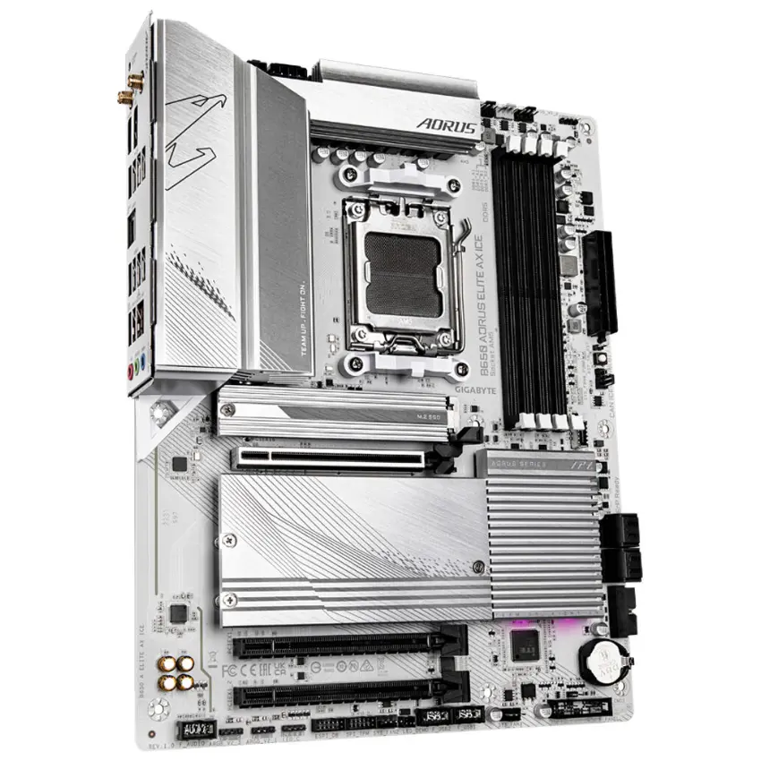 Motherboard Gigabyte B650 AORUS ELITE AX ICE, Socket AM5 Motherboard Gigabyte B650 AORUS ELITE AX ICE, Socket AM5